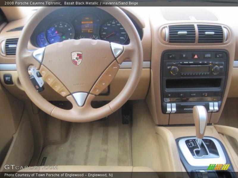 Basalt Black Metallic / Havanna/Sand Beige 2008 Porsche Cayenne Tiptronic
