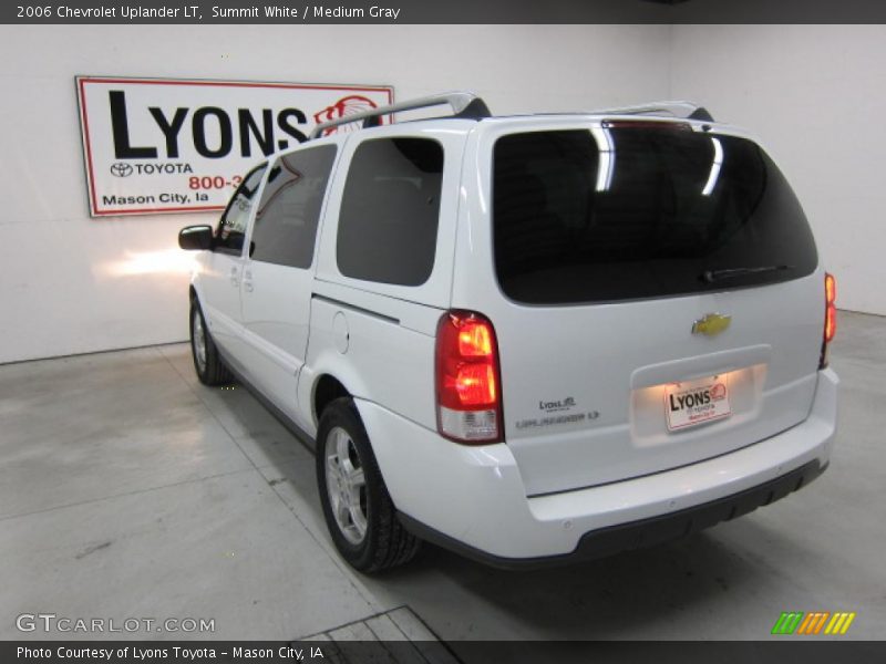 Summit White / Medium Gray 2006 Chevrolet Uplander LT