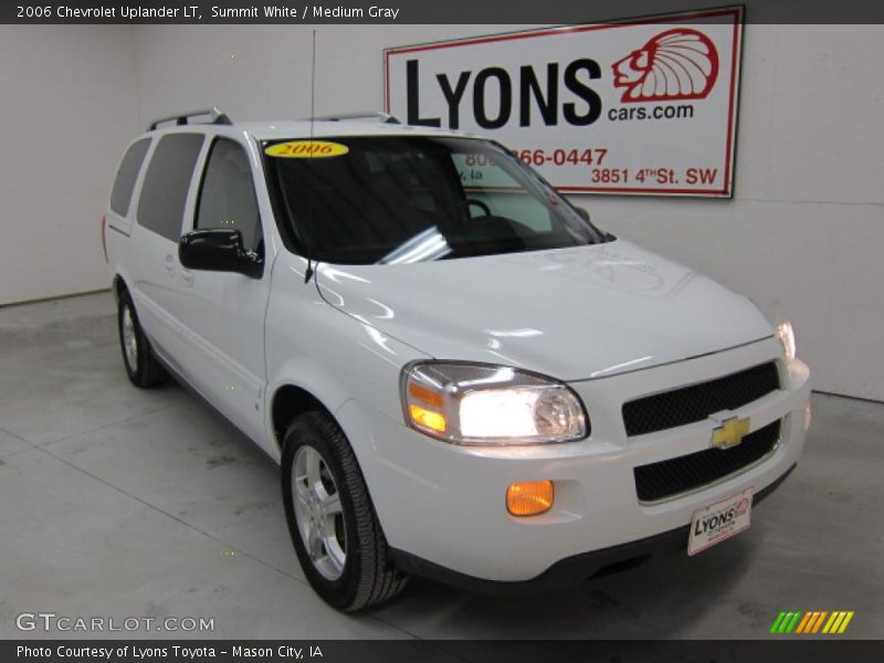 Summit White / Medium Gray 2006 Chevrolet Uplander LT