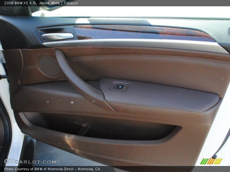 Alpine White / Tobacco 2008 BMW X5 4.8i