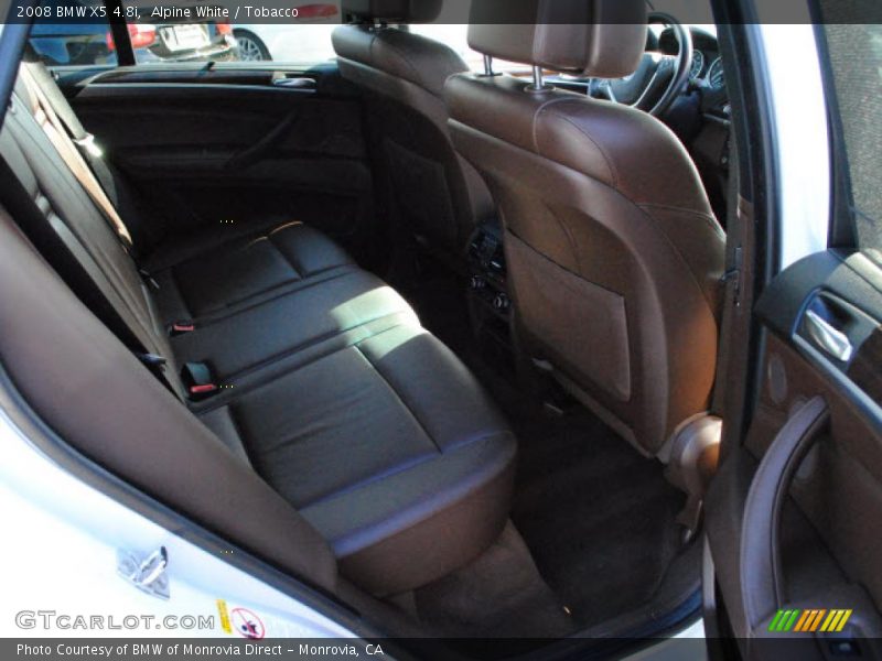 Alpine White / Tobacco 2008 BMW X5 4.8i