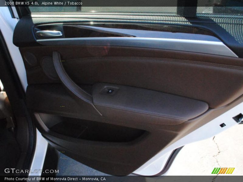 Alpine White / Tobacco 2008 BMW X5 4.8i