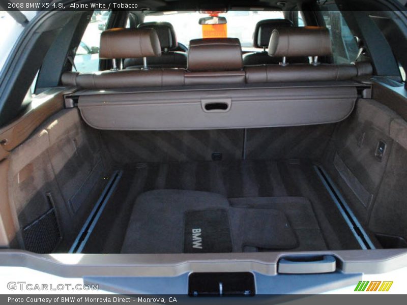 Alpine White / Tobacco 2008 BMW X5 4.8i