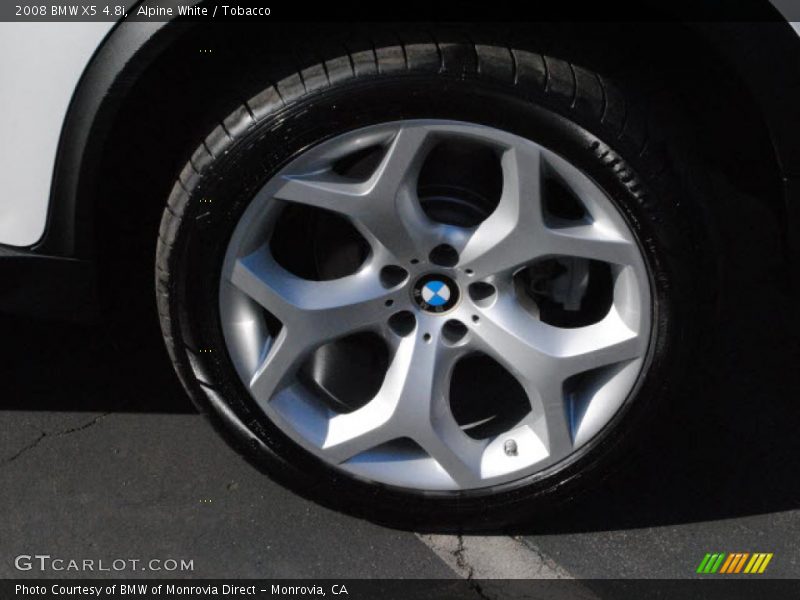 Alpine White / Tobacco 2008 BMW X5 4.8i