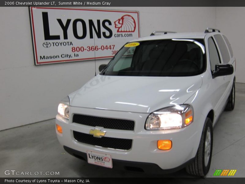 Summit White / Medium Gray 2006 Chevrolet Uplander LT
