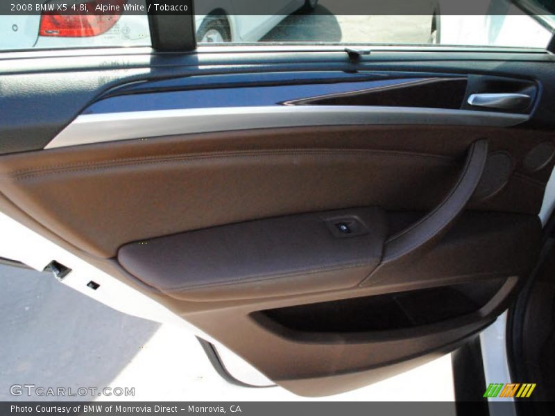 Alpine White / Tobacco 2008 BMW X5 4.8i