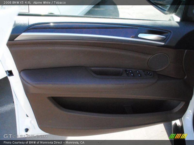 Alpine White / Tobacco 2008 BMW X5 4.8i