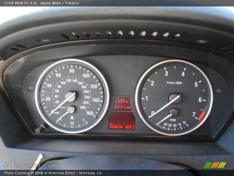 Alpine White / Tobacco 2008 BMW X5 4.8i