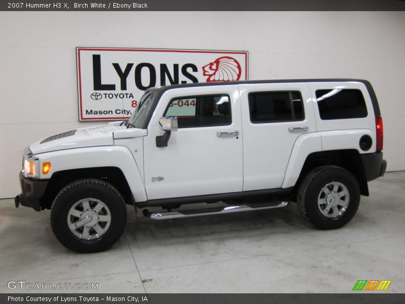 Birch White / Ebony Black 2007 Hummer H3 X