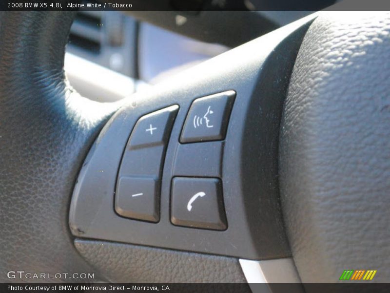 Alpine White / Tobacco 2008 BMW X5 4.8i