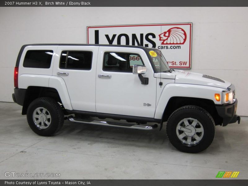 Birch White / Ebony Black 2007 Hummer H3 X