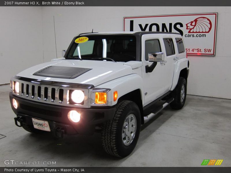 Birch White / Ebony Black 2007 Hummer H3 X