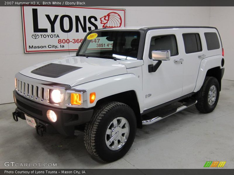 Birch White / Ebony Black 2007 Hummer H3 X