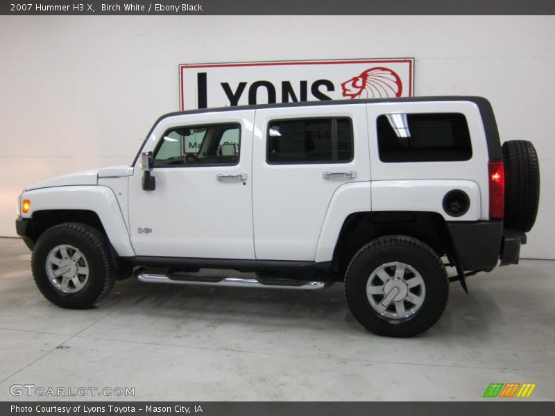 Birch White / Ebony Black 2007 Hummer H3 X