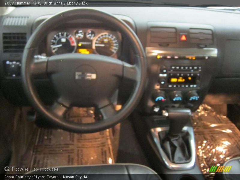 Birch White / Ebony Black 2007 Hummer H3 X