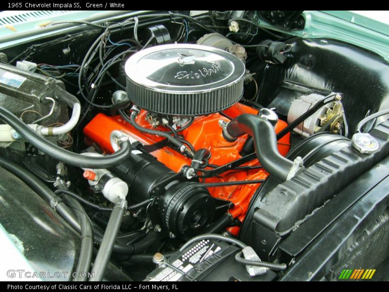 Green / White 1965 Chevrolet Impala SS
