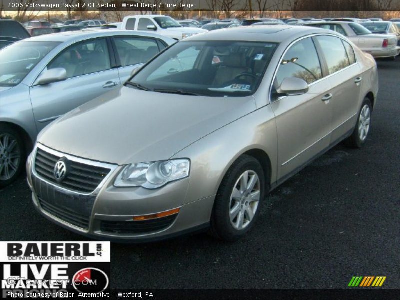 Wheat Beige / Pure Beige 2006 Volkswagen Passat 2.0T Sedan