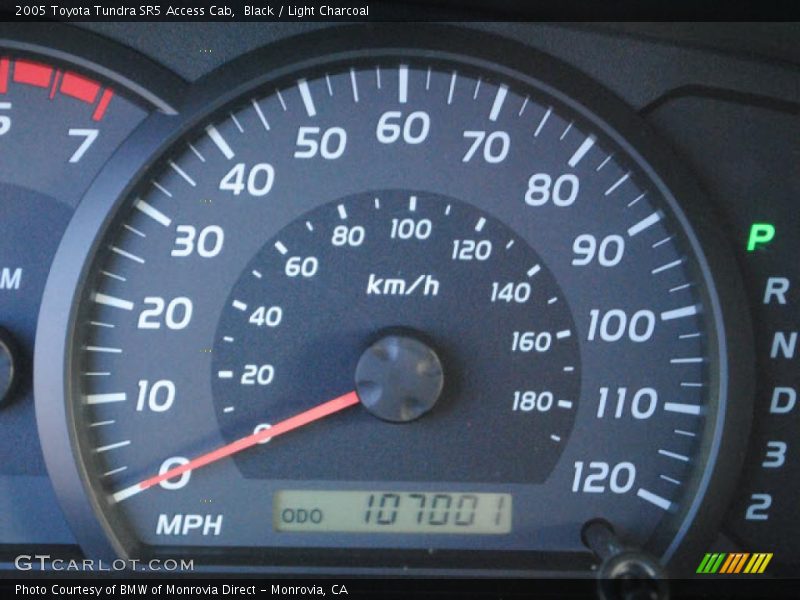 Black / Light Charcoal 2005 Toyota Tundra SR5 Access Cab