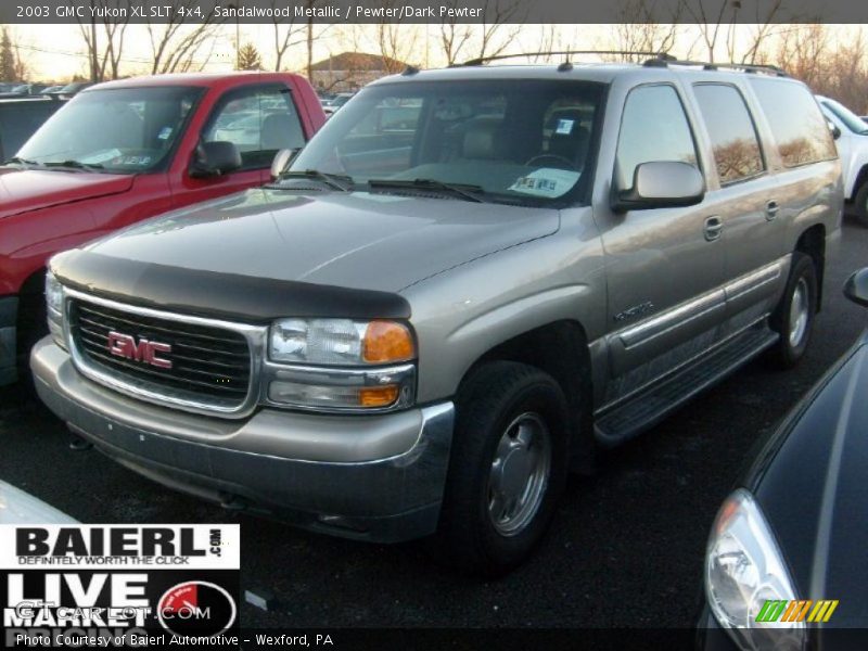 Sandalwood Metallic / Pewter/Dark Pewter 2003 GMC Yukon XL SLT 4x4