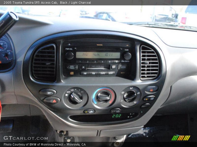 Black / Light Charcoal 2005 Toyota Tundra SR5 Access Cab