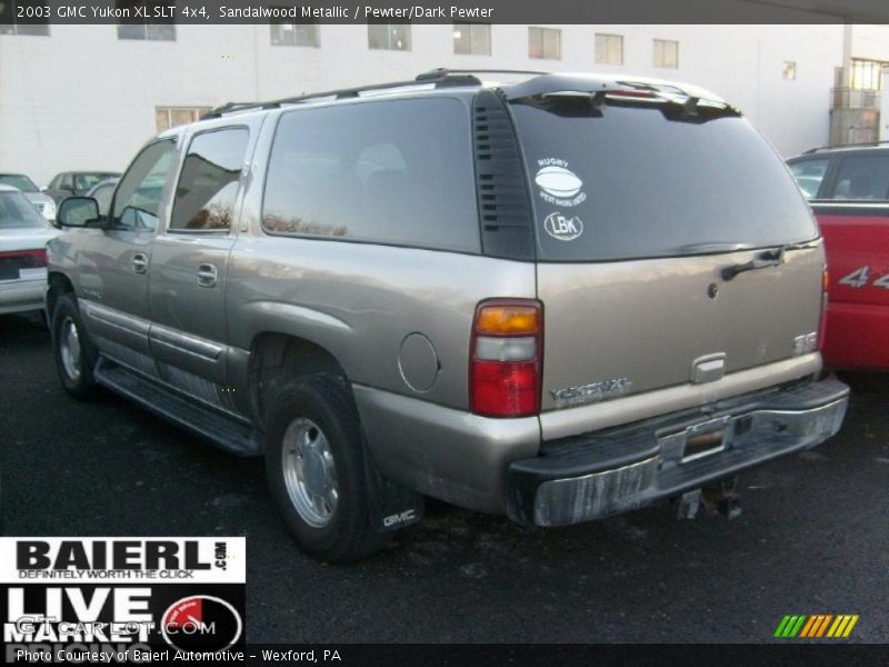 Sandalwood Metallic / Pewter/Dark Pewter 2003 GMC Yukon XL SLT 4x4