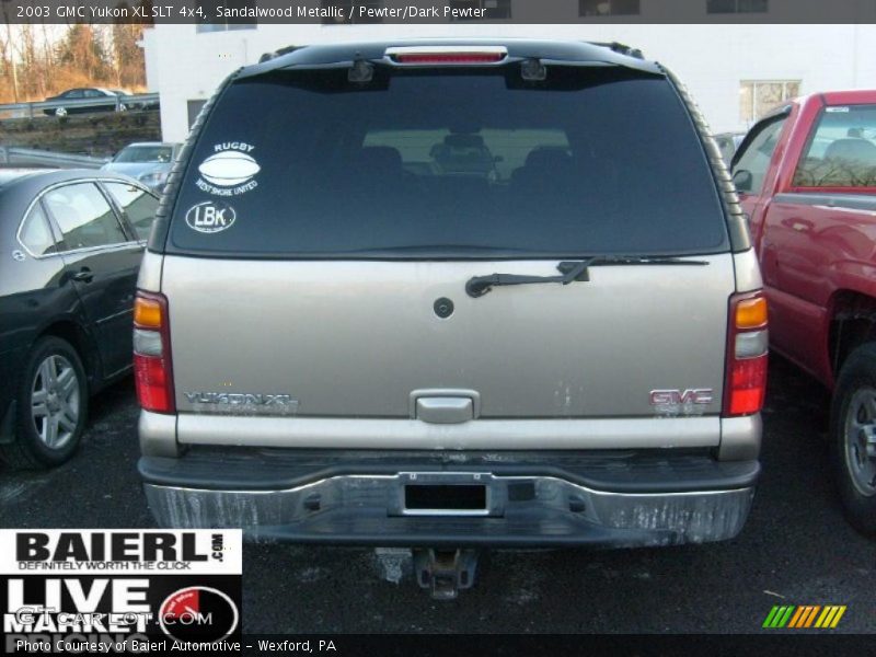 Sandalwood Metallic / Pewter/Dark Pewter 2003 GMC Yukon XL SLT 4x4