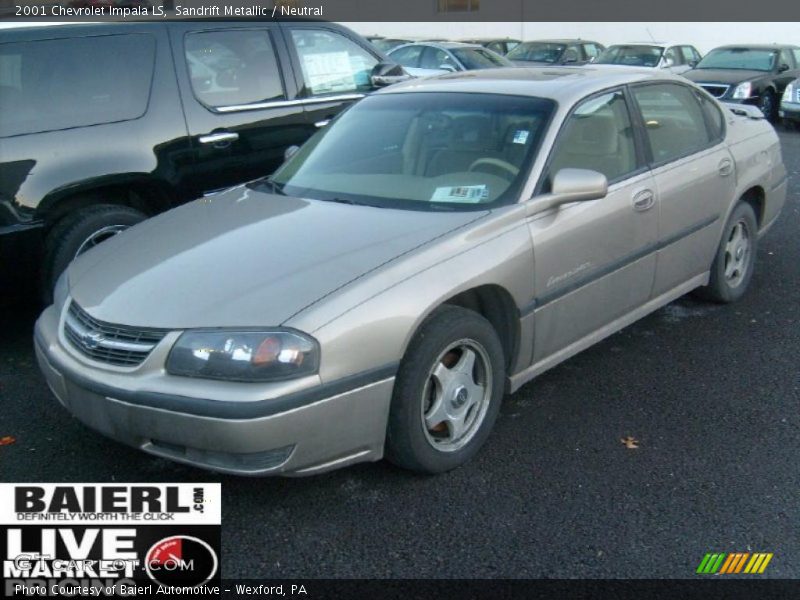 Sandrift Metallic / Neutral 2001 Chevrolet Impala LS