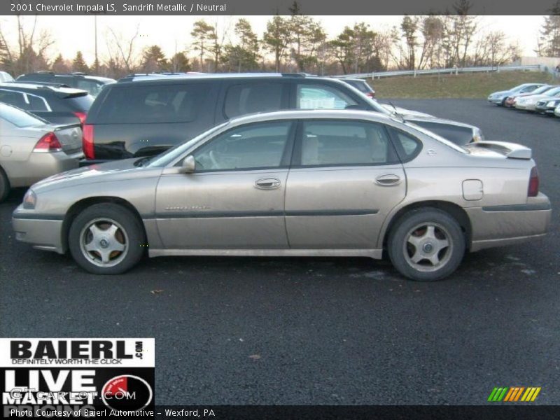 Sandrift Metallic / Neutral 2001 Chevrolet Impala LS