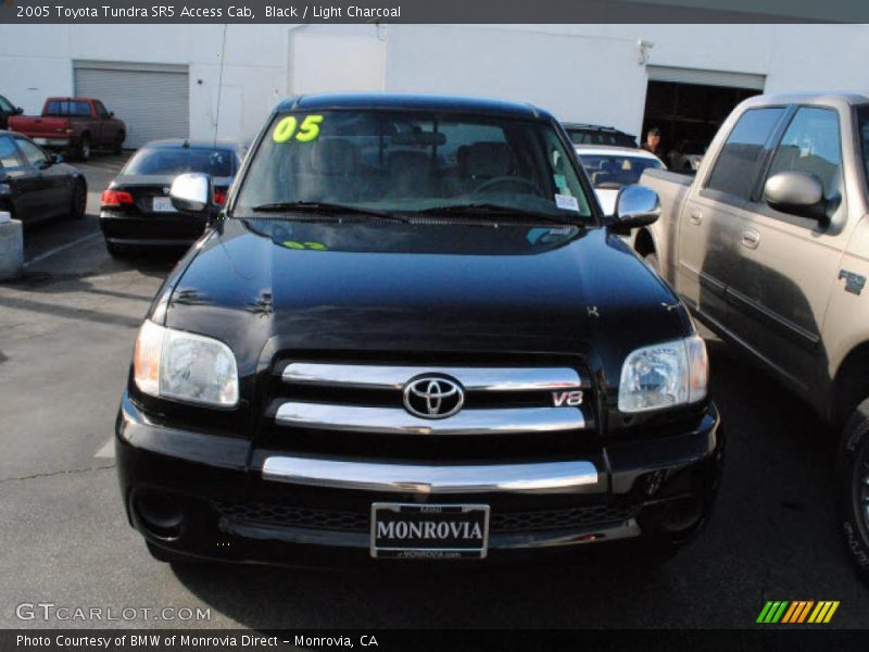 Black / Light Charcoal 2005 Toyota Tundra SR5 Access Cab