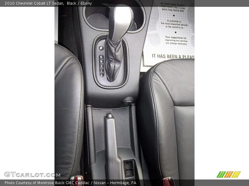 Black / Ebony 2010 Chevrolet Cobalt LT Sedan