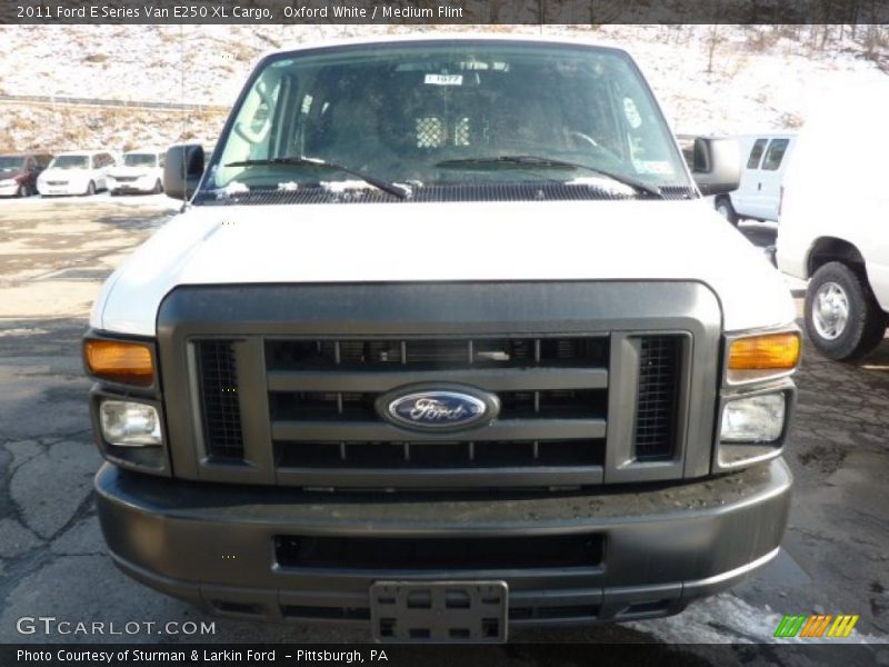 Oxford White / Medium Flint 2011 Ford E Series Van E250 XL Cargo