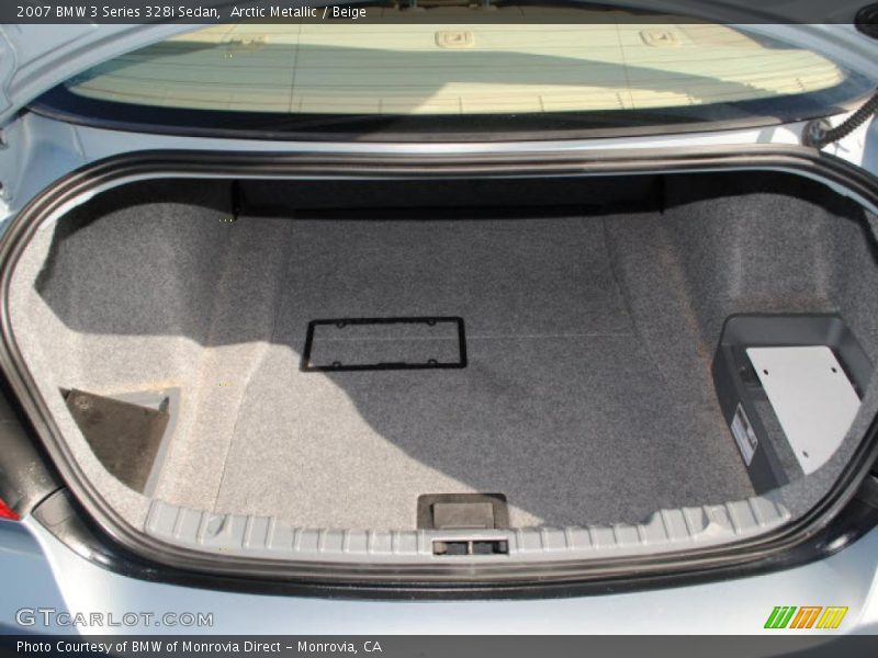 Arctic Metallic / Beige 2007 BMW 3 Series 328i Sedan