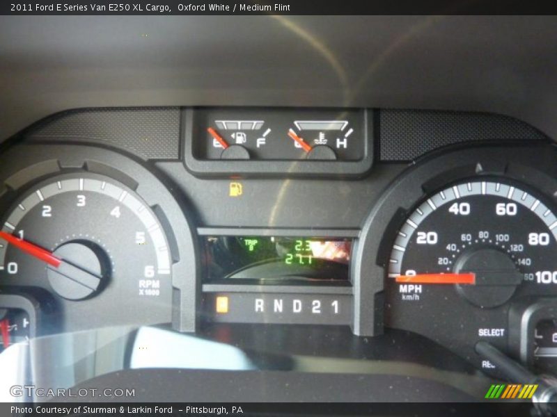 Oxford White / Medium Flint 2011 Ford E Series Van E250 XL Cargo