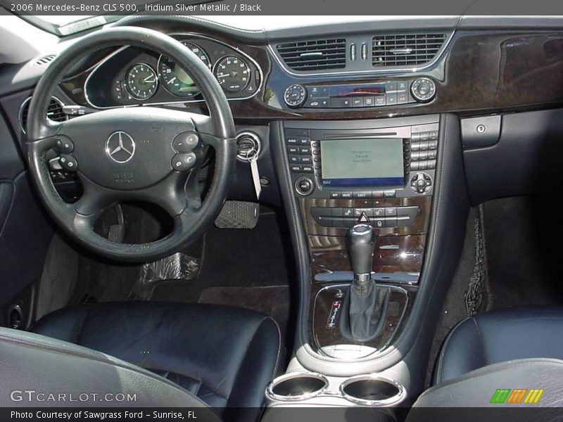 Iridium Silver Metallic / Black 2006 Mercedes-Benz CLS 500