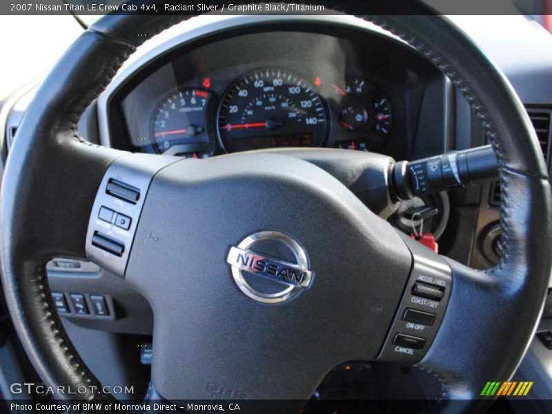 Radiant Silver / Graphite Black/Titanium 2007 Nissan Titan LE Crew Cab 4x4