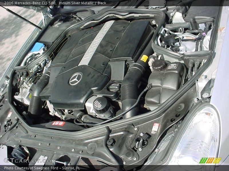 Iridium Silver Metallic / Black 2006 Mercedes-Benz CLS 500