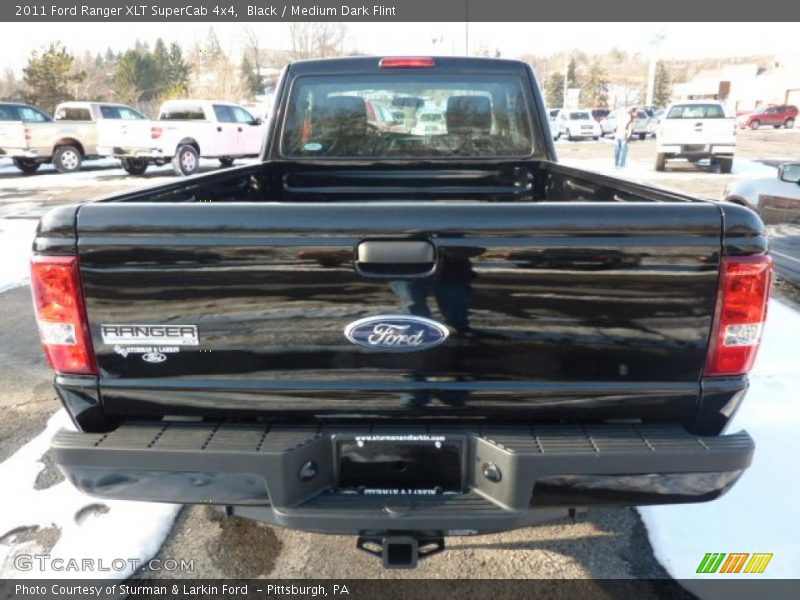 Black / Medium Dark Flint 2011 Ford Ranger XLT SuperCab 4x4