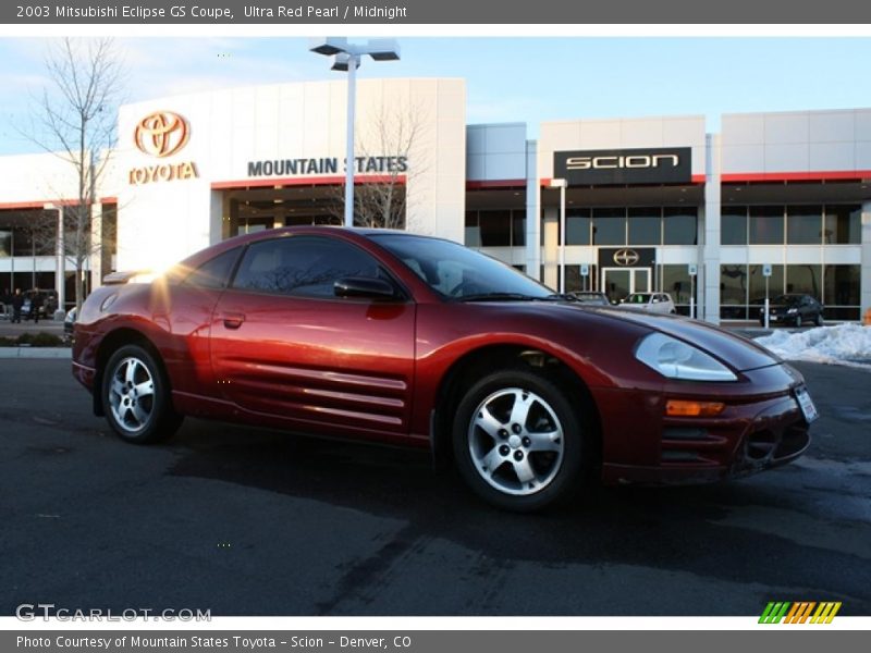 Ultra Red Pearl / Midnight 2003 Mitsubishi Eclipse GS Coupe