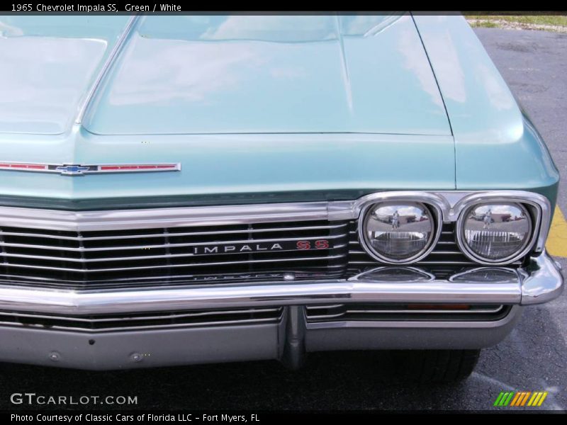 Green / White 1965 Chevrolet Impala SS