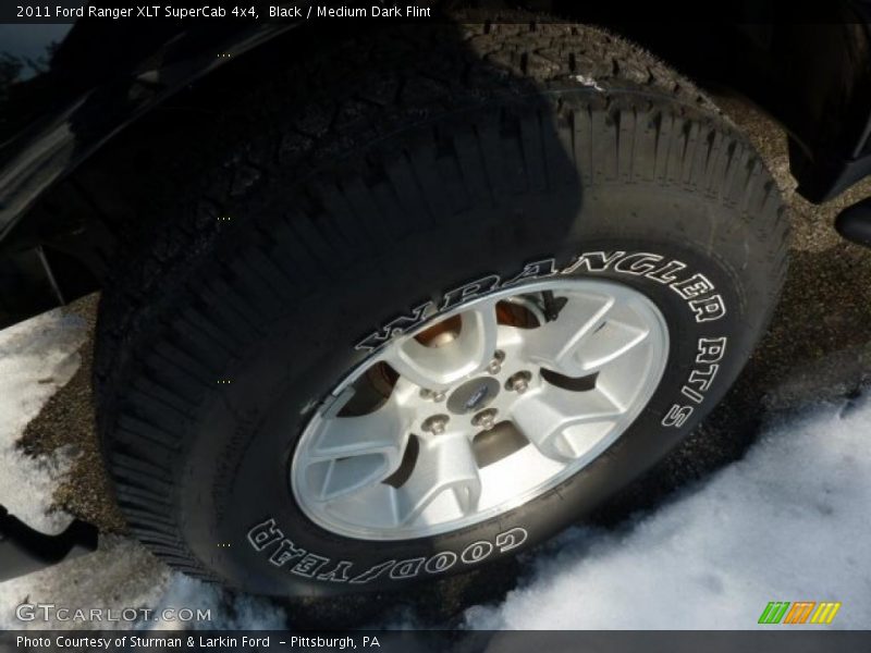 Black / Medium Dark Flint 2011 Ford Ranger XLT SuperCab 4x4