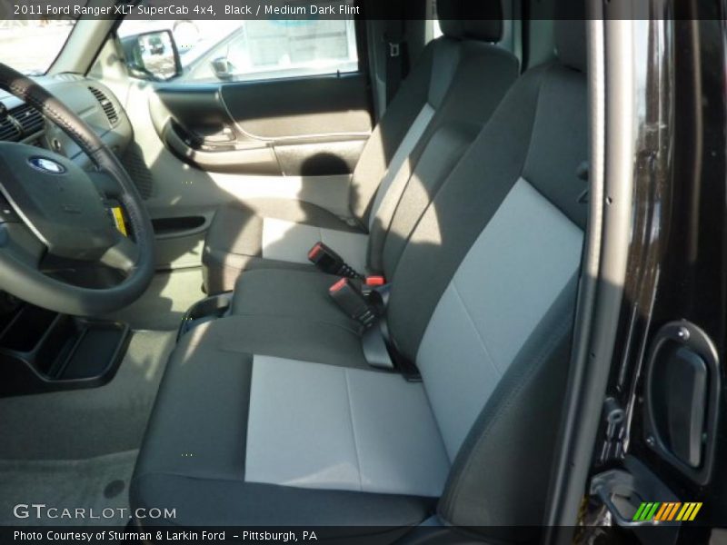 Black / Medium Dark Flint 2011 Ford Ranger XLT SuperCab 4x4