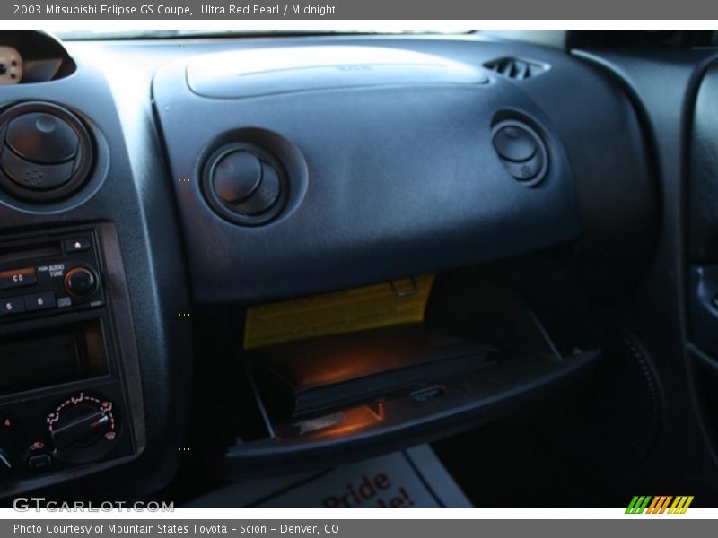 Ultra Red Pearl / Midnight 2003 Mitsubishi Eclipse GS Coupe