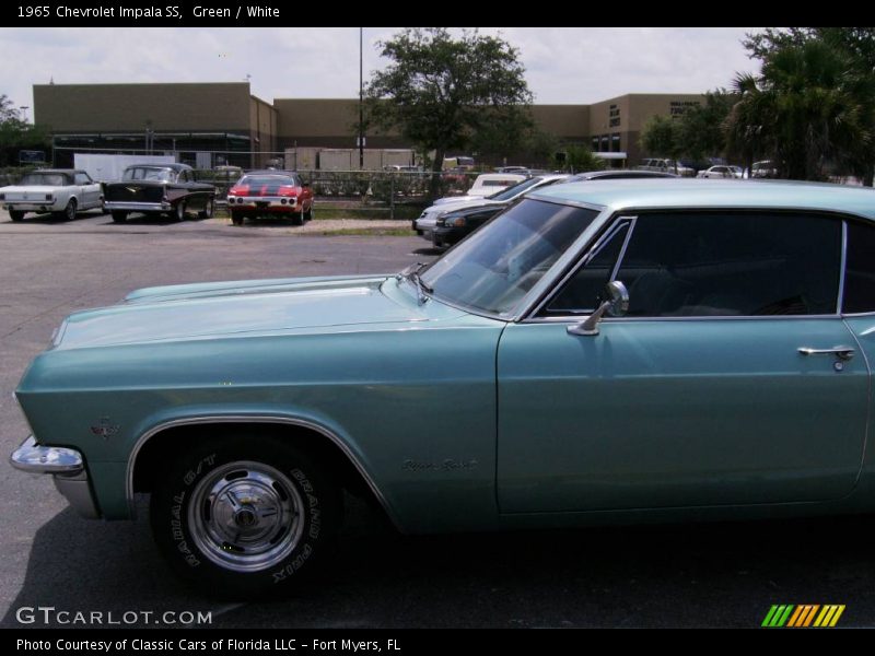 Green / White 1965 Chevrolet Impala SS