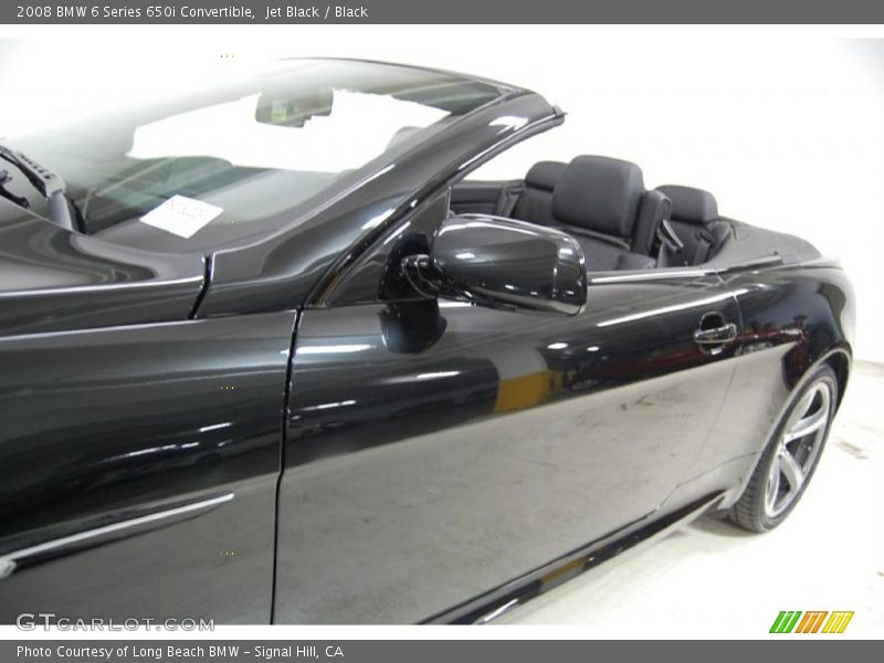 Jet Black / Black 2008 BMW 6 Series 650i Convertible