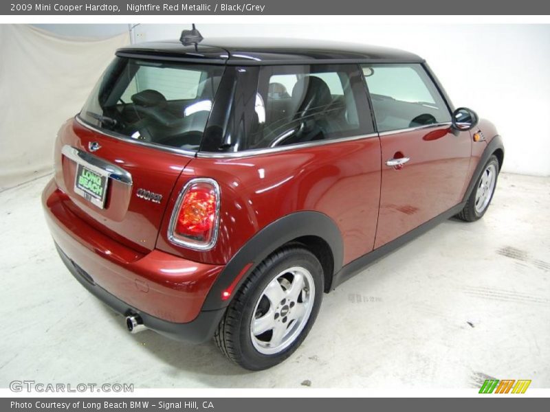 Nightfire Red Metallic / Black/Grey 2009 Mini Cooper Hardtop