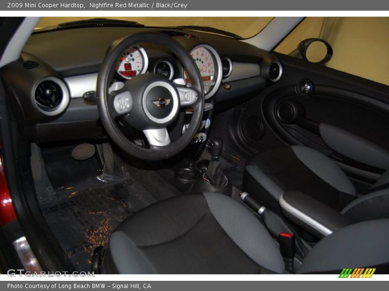 Nightfire Red Metallic / Black/Grey 2009 Mini Cooper Hardtop