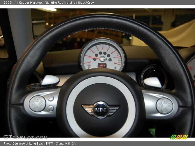 Nightfire Red Metallic / Black/Grey 2009 Mini Cooper Hardtop