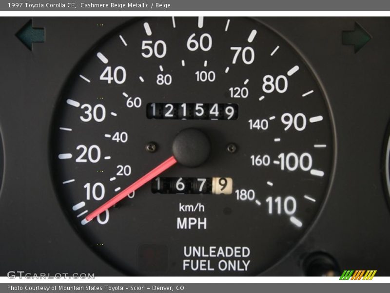 Cashmere Beige Metallic / Beige 1997 Toyota Corolla CE
