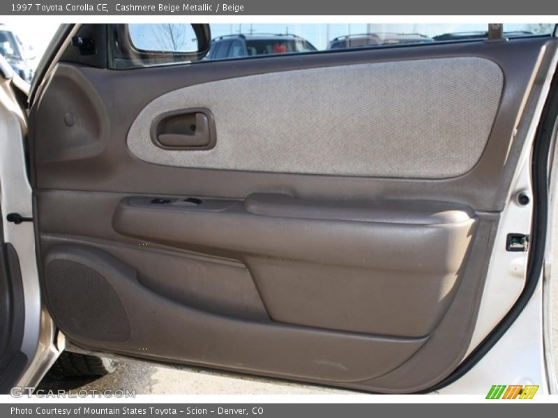 Cashmere Beige Metallic / Beige 1997 Toyota Corolla CE