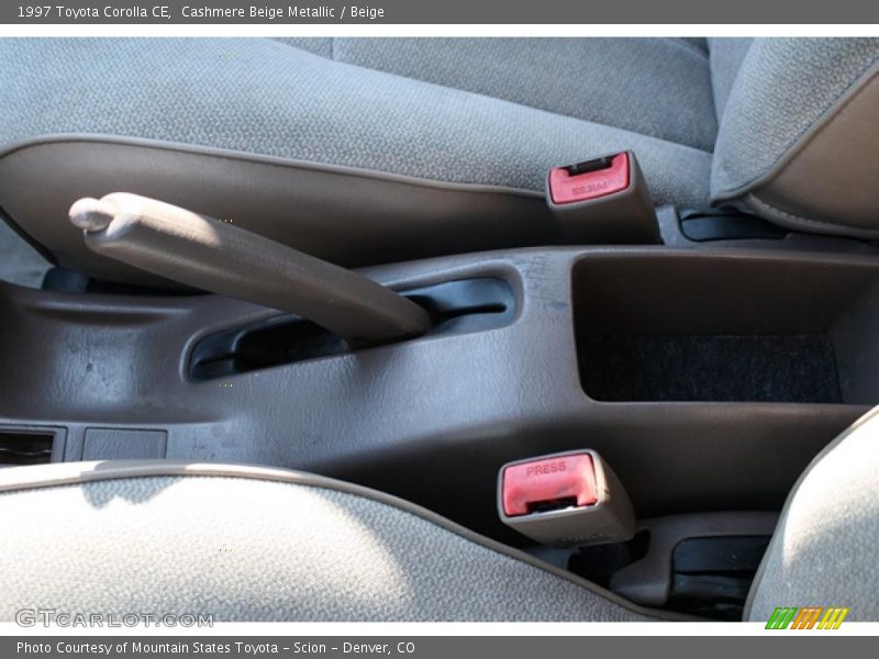 Cashmere Beige Metallic / Beige 1997 Toyota Corolla CE